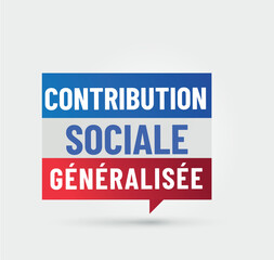 CSG - contribution sociale généralisée