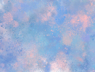 gemalter blau rosa Hintergrund