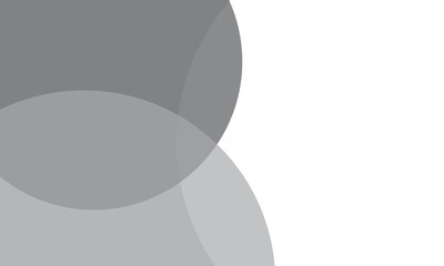 Grey color circles background with overlap layer. For wallpaper, cover, banner, poster, placard and presentation. Gray abstract background for business card and flyer template, vector illustration 
