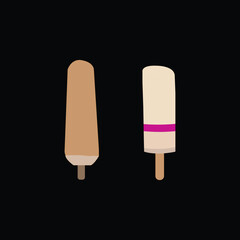 Beautiful Coloring Ice cream vector artwork.