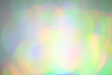 colorful abstract soft blue pink yellow blur rainbow bokeh gradient background. multicolored...