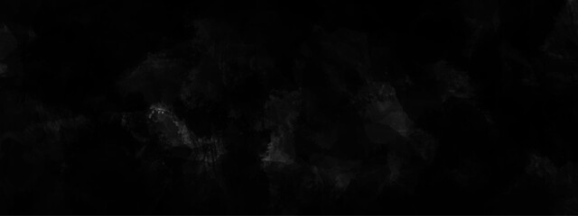 Panorama of Dark grey black slate background or texture. Black granite slabs. Very dark charcoal colors background. Sheet of black paper texture background. Blank black texture surface background, 