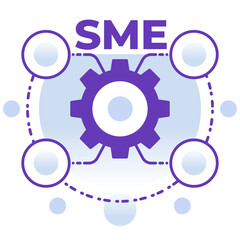 SME, small and medium enterprise, concept