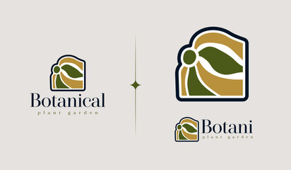 Leaf Flower Tree monoline. Universal creative premium symbol. Vector sign icon logo template. Vector illustration
