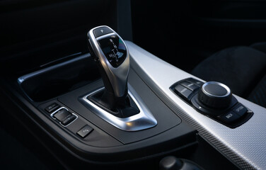 luxury vehicle automatic gear joystic