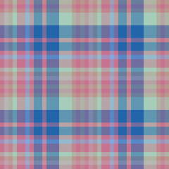 Plaid pattern textile. Fabric seamless background. Tartan vector texture check.