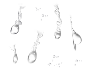 water drops rain droplets rainy fog drop fizz separate on transparent background 