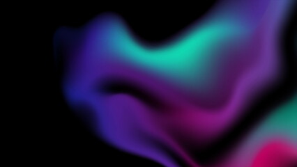 Abstract blue and purple liquid waves futuristic background
