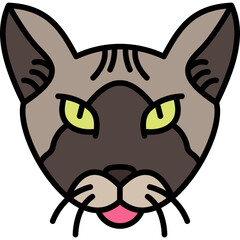 Cymric Cat Icon