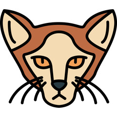 Colorpoint Longhair Cat Icon