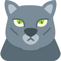 Korat Cat Icon