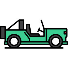 Safari Jeep Icon