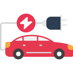 Electric Car Icon