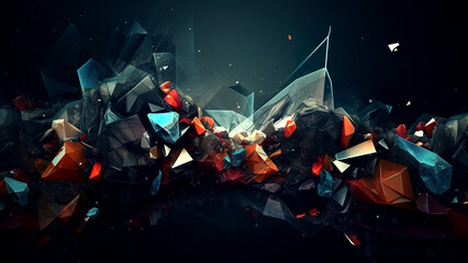 post rock chaotic abstract background