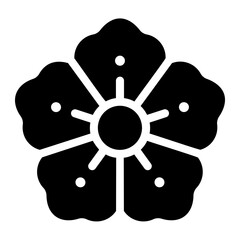 mugunghwa glyph icon © ain
