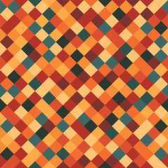 An abstract, geometric seamless pattern