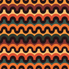An abstract, geometric seamless pattern