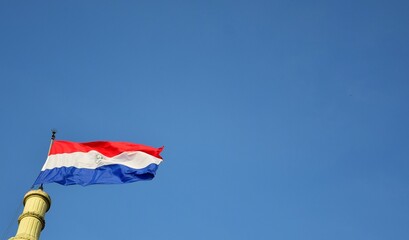 Naklejka premium Bandera Paraguaya