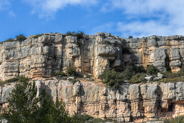 the Cengle geological plateau, south of the Sainte Victoire mountain