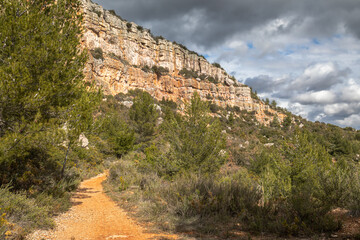 the Cengle geological plateau, south of the Sainte Victoire mountain