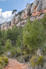 the Cengle geological plateau, south of the Sainte Victoire mountain