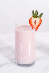 Strawberry banana smoothie