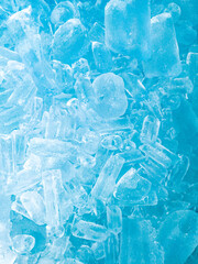 Ice cubes background, ice cube texture or background It makes me feel fresh and feel good, In the summer, ice and cold drinks will make us feel relaxed, Made for beverage or refreshment business.