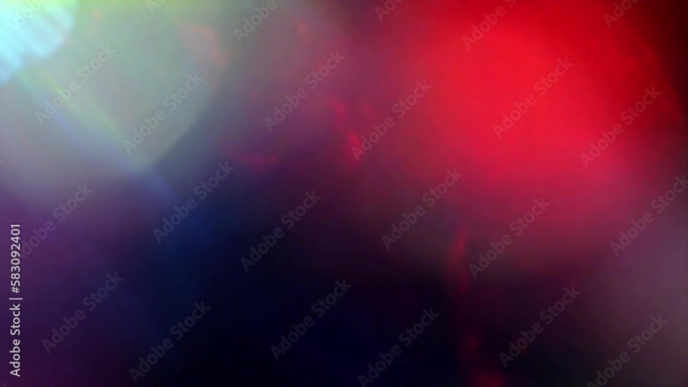 Poster loop abstract colorful optical flare light leak motion background for project screen overlay. concep