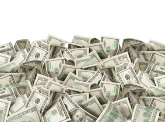 dollar notes 100 dollars cash money salary payment 