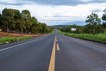Fototapeta premium road in the countryside