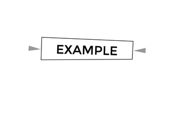 example vectors.sign label bubble speech example 
