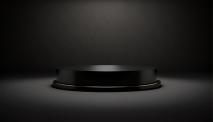 Black pedestal to elevate your product display