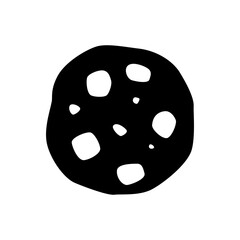 Cookie icon vector. Confectionery illustration sign. Pastry symbol. Confection logo.