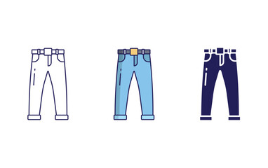 Jeans vector icon