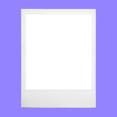 Realistic polaroid photo template / Empty photo frame mock up / Polaroid Foto / instant photo frame / Isolated graphic elements / Isoliert / Isolated / Sofort Bild / Socialmedia Post / Foto