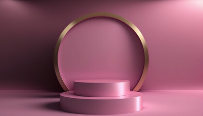 This pink pedestal is the perfect accent for your product display