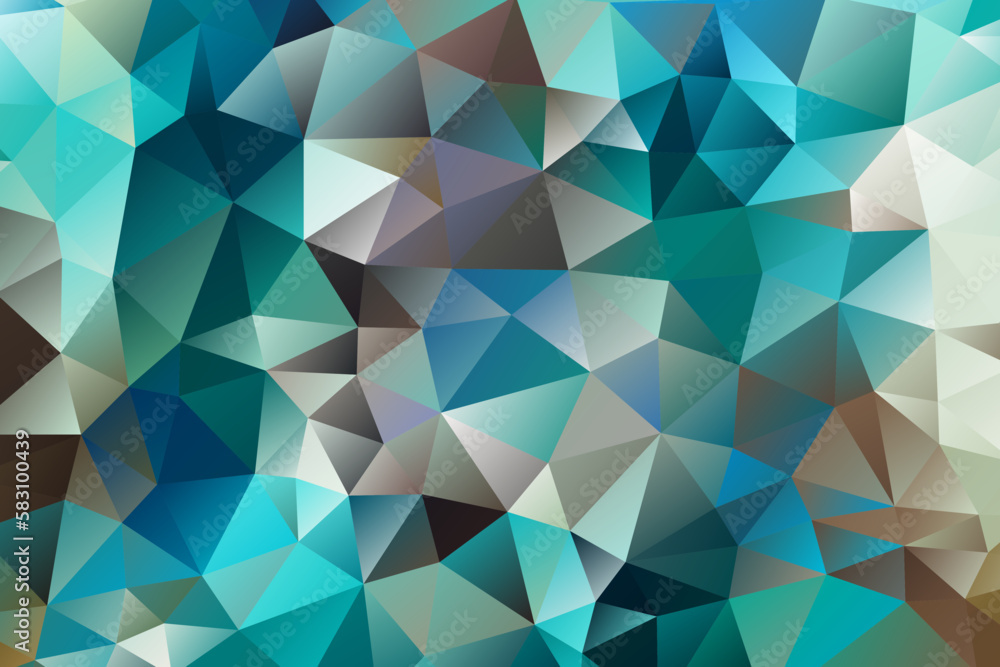 Poster vector abstract polygonal background of effect geometric triangles