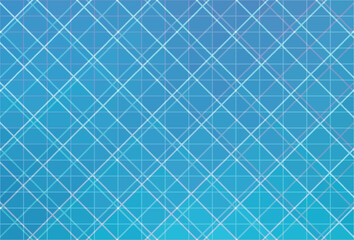 Blue Grid Line Pattern Abstract Background. Texture. Vector Illustration