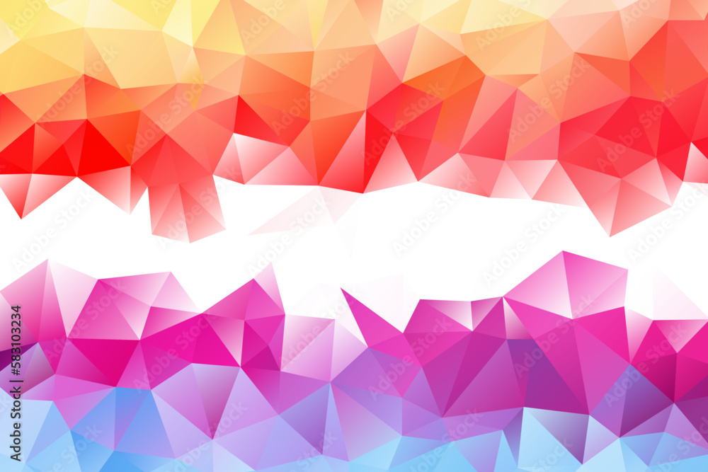 Poster vector abstract polygonal background of effect geometric triangles