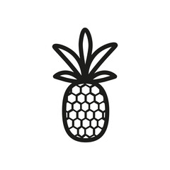 pineapple line icon png 