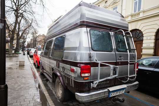 Ivano-Frankivsk, Ukraine - March, 2023: Chevrolet Chevy Van 20 Gran Ville.