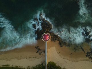 Vista área do farol de Itapoan © SERGIO SIMOES