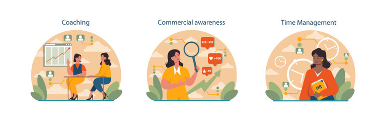 Human resources manager soft skills set. HR agent competencies