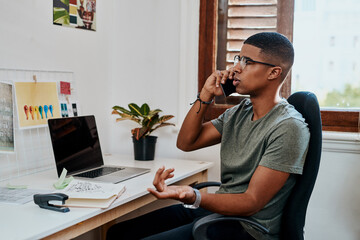 We may have to extend the deadline on that. a young businessman using a smartphone in a modern office.