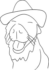 Dog caricature