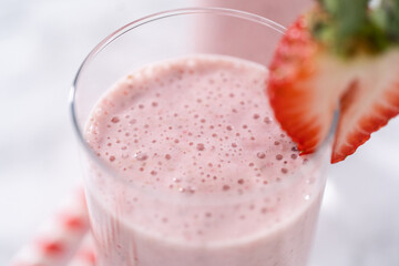 Strawberry banana smoothie