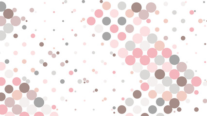 Abstract pink polka dots background
