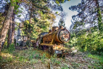 old steam locomotive