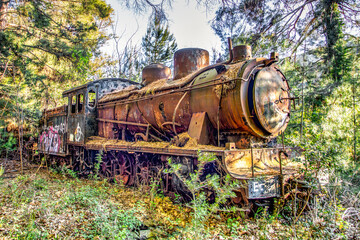 old steam locomotive