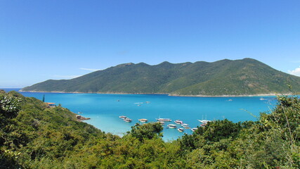 beautiful waters in arraial do cabo